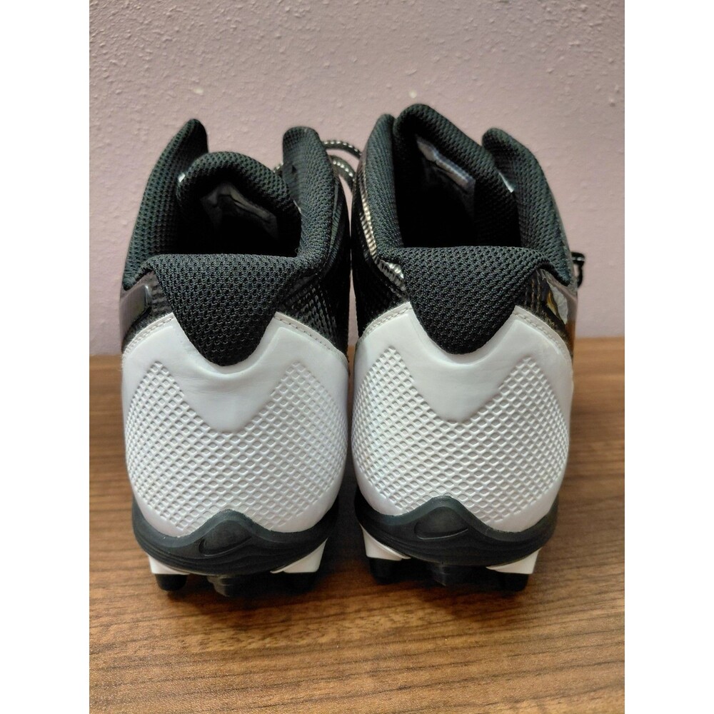 Nike Alpha Pro TD Football Cleats Mens Sz 12.5 White/Blk 579636-001 Flywire - Picture 4 of 7